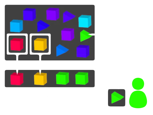 Modules can build a game that can be uploaded as a collection